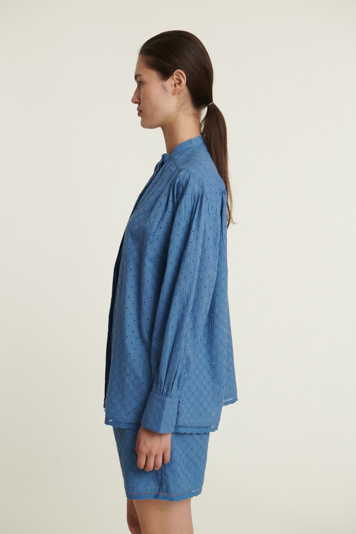 Basic Apparel Adie Shirt Skjorter 757 Quiet harbor